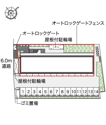 ★手数料０円★松戸市松戸新田　月極駐車場（LP）